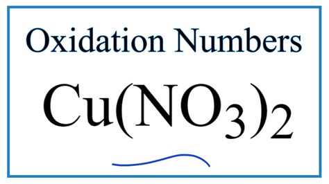 Write an unbalanced equation. . Cuno32 oxidation number